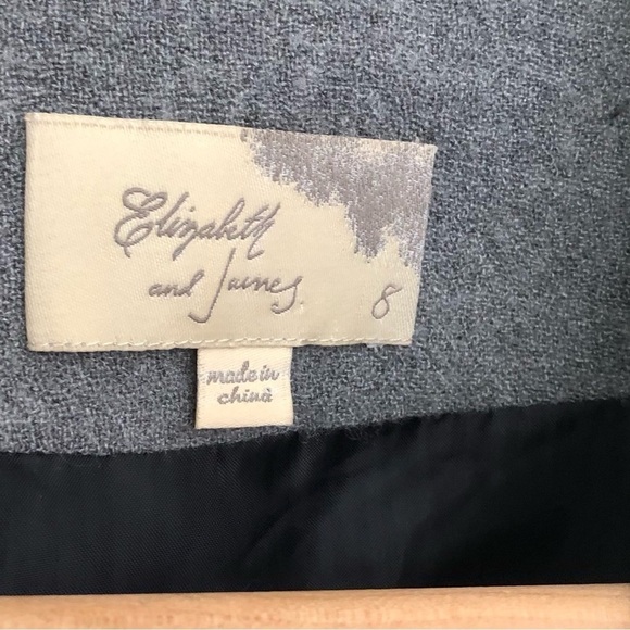 Elizabeth and James Raw Edge Wool Blend Blazer - Picture 6 of 16